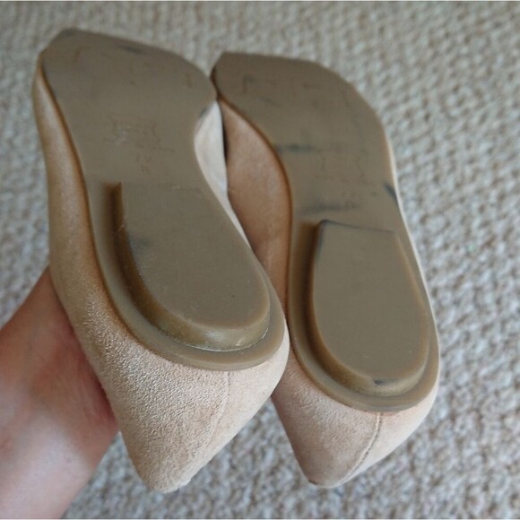 French Sole Via Ballet Flat with bling crystals in Beige size 7B - Picture 14 of 14